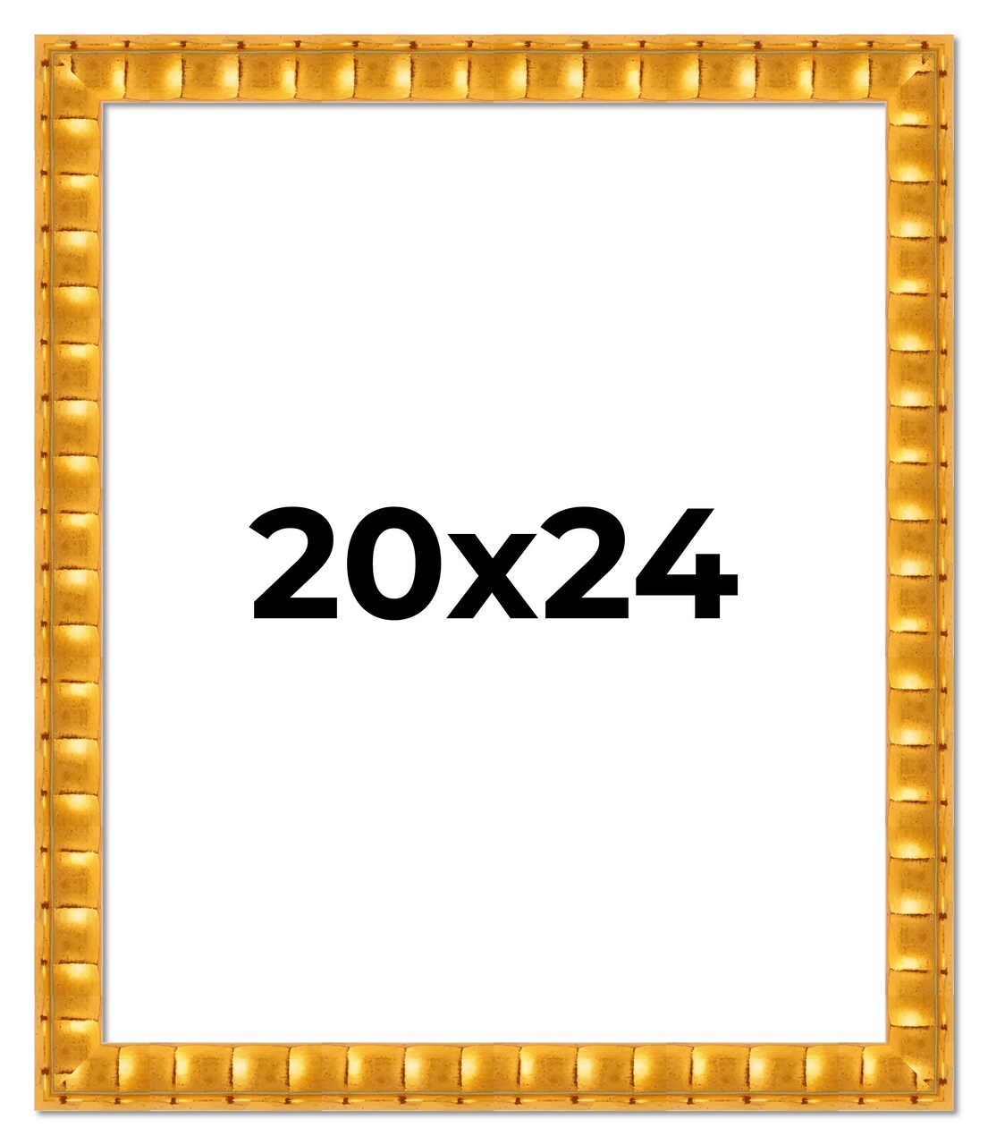 20x24 Bamboo Picture Frame with UV-Resistant Acrylic & Acid Free Backing, Available in 4 Finishes - Brown, Black, Gold, and Natural